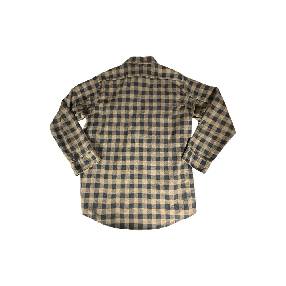 VINTAGE Fieldmaster Flannel Shirt Adult Large Buffalo Check Plaid Made In USA - Picture 2 of 14